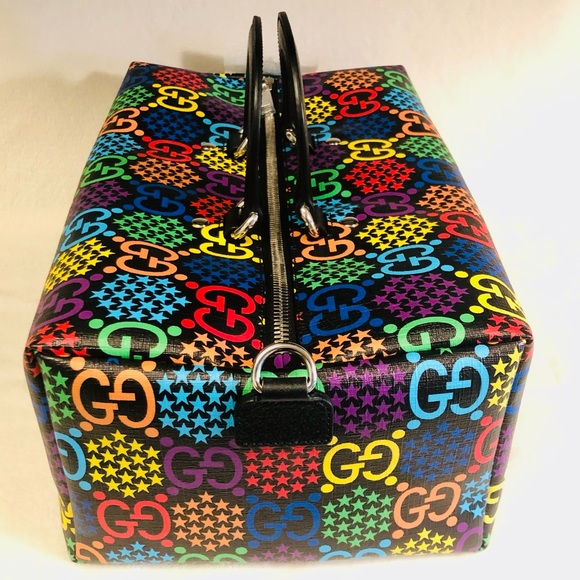 🤩New w/Box Gucci Psychedelic Small Duffle Purse Bag Convertible to Backpack🤩 - Picture 7 of 16